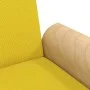 Sofá cama con reposabrazos tela amarillo claro by vidaXL, Sofas - Ref: Foro24-351891, Price: 255,06 €, Discount: %