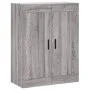 High sideboard sonoma gray plywood 69.5x34x180 cm by vidaXL, Sideboards - Ref: Foro24-3199959, Price: 163,20 €, Discount: %