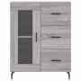 High sideboard sonoma gray plywood 69.5x34x180 cm by vidaXL, Sideboards - Ref: Foro24-3199959, Price: 163,20 €, Discount: %
