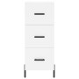 Aparador alto madera contrachapada blanco 34,5x34x180 cm de vidaXL, Aparadores - Ref: Foro24-3200201, Precio: 133,62 €, Descu...
