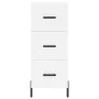 Tall white plywood sideboard 34.5x34x180 cm by vidaXL, Sideboards - Ref: Foro24-3200201, Price: 128,22 €, Discount: %