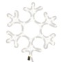 Figura de Navidad de copo de nieve con LED 3 piezas 27x27 cm en Decoración Festiva y Estacional | Comprar online en Foru.es