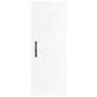 Aparador alto madera contrachapada blanco brillo 34,5x34x180 cm de vidaXL, Aparadores - Ref: Foro24-3200227, Precio: 118,43 €...