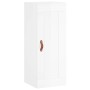 Aparador alto madera contrachapada blanco brillo 34,5x34x180 cm de vidaXL, Aparadores - Ref: Foro24-3200363, Precio: 106,58 €...