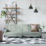 Sofá cama con reposabrazos terciopelo gris claro de vidaXL, Sofás - Ref: Foro24-351894, Precio: 266,24 €, Descuento: %