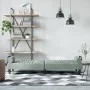Sofá cama con reposabrazos terciopelo gris claro de vidaXL, Sofás - Ref: Foro24-351894, Precio: 261,59 €, Descuento: %