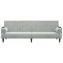 Sofá cama con reposabrazos terciopelo gris claro de vidaXL, Sofás - Ref: Foro24-351894, Precio: 261,59 €, Descuento: %