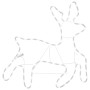 Figura de reno Navidad con LED 3 uds blanco cálido 57x55x4,5 cm en Decoración Festiva y Estacional | Comprar online en Foru.es