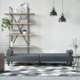 Sofá cama con reposabrazos terciopelo gris oscuro de vidaXL, Sofás - Ref: Foro24-351895, Precio: 278,25 €, Descuento: %