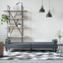 Sofá cama con reposabrazos terciopelo gris oscuro de vidaXL, Sofás - Ref: Foro24-351895, Precio: 311,28 €, Descuento: %