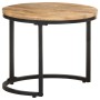 Mesitas auxiliares 3 Piezas madera de mango rugosa de vidaXL, Mesas auxiliares - Ref: Foro24-320686, Precio: 113,81 €, Descue...