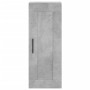 Aparador de madera contrachapada gris hormigón 34,5x34x180 cm de vidaXL, Aparadores - Ref: Foro24-3200413, Precio: 104,31 €, ...