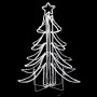 Figura árbol Navidad plegable 2 pzas blanco cálido 87x87x93 cm en Decoración Festiva y Estacional | Comprar online en Foru.es