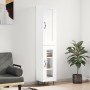 Aparador alto madera contrachapada blanco 34,5x34x180 cm de vidaXL, Aparadores - Ref: Foro24-3200417, Precio: 98,62 €, Descue...