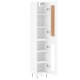 Aparador alto madera contrachapada blanco 34,5x34x180 cm de vidaXL, Aparadores - Ref: Foro24-3200417, Precio: 98,62 €, Descue...