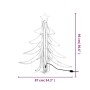 Figura árbol Navidad plegable 2 pzas blanco cálido 87x87x93 cm en Decoración Festiva y Estacional | Comprar online en Foru.es