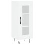 Aparador alto madera contrachapada blanco 34,5x34x180 cm de vidaXL, Aparadores - Ref: Foro24-3200417, Precio: 98,62 €, Descue...