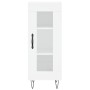 Aparador alto madera contrachapada blanco 34,5x34x180 cm de vidaXL, Aparadores - Ref: Foro24-3200417, Precio: 98,62 €, Descue...