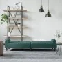 Sofá cama con reposabrazos terciopelo verde oscuro de vidaXL, Sofás - Ref: Foro24-351896, Precio: 273,15 €, Descuento: %