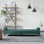 Sofá cama con reposabrazos terciopelo verde oscuro de vidaXL, Sofás - Ref: Foro24-351896, Precio: 296,33 €, Descuento: %