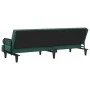 Sofá cama con reposabrazos terciopelo verde oscuro de vidaXL, Sofás - Ref: Foro24-351896, Precio: 273,15 €, Descuento: %