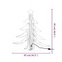 Figura árbol Navidad plegable 3 pzas blanco cálido 87x87x93 cm en Decoración Festiva y Estacional | Comprar online en Foru.es
