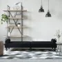 Sofá cama con reposabrazos terciopelo negro de vidaXL, Sofás - Ref: Foro24-351898, Precio: 277,43 €, Descuento: %