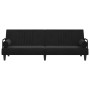 Sofá cama con reposabrazos terciopelo negro de vidaXL, Sofás - Ref: Foro24-351898, Precio: 299,23 €, Descuento: %