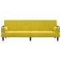 Sofá cama con reposabrazos terciopelo amarillo de vidaXL, Sofás - Ref: Foro24-351899, Precio: 259,11 €, Descuento: %