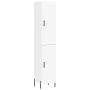 Tall white plywood highboard 34.5x34x180 cm by vidaXL, Sideboards - Ref: Foro24-3200457, Price: 114,25 €, Discount: %
