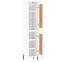 Tall white plywood highboard 34.5x34x180 cm by vidaXL, Sideboards - Ref: Foro24-3200457, Price: 114,25 €, Discount: %