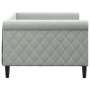 Sofá cama terciopelo gris claro 90x200 cm de vidaXL, Camas y somieres - Ref: Foro24-354244, Precio: 194,46 €, Descuento: %