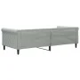 Sofá cama terciopelo gris claro 90x200 cm de vidaXL, Camas y somieres - Ref: Foro24-354244, Precio: 189,53 €, Descuento: %