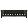 Sofá cama terciopelo negro 90x200 cm de vidaXL, Camas y somieres - Ref: Foro24-354248, Precio: 186,92 €, Descuento: %