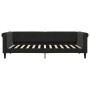 Sofá cama terciopelo negro 90x200 cm de vidaXL, Camas y somieres - Ref: Foro24-354248, Precio: 189,72 €, Descuento: %