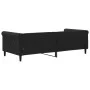 Sofá cama terciopelo negro 90x200 cm de vidaXL, Camas y somieres - Ref: Foro24-354248, Precio: 186,92 €, Descuento: %