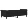 Sofá cama terciopelo negro 90x200 cm de vidaXL, Camas y somieres - Ref: Foro24-354248, Precio: 189,72 €, Descuento: %