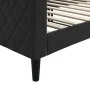 Sofá cama terciopelo negro 90x200 cm de vidaXL, Camas y somieres - Ref: Foro24-354248, Precio: 186,92 €, Descuento: %