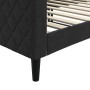 Sofá cama terciopelo negro 90x200 cm de vidaXL, Camas y somieres - Ref: Foro24-354248, Precio: 189,72 €, Descuento: %