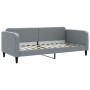 Sofá cama tela gris claro 90x200 cm de vidaXL, Camas y somieres - Ref: Foro24-354033, Precio: 187,38 €, Descuento: %