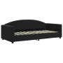 Sofá cama terciopelo negro 90x200 cm de vidaXL, Camas y somieres - Ref: Foro24-354140, Precio: 173,03 €, Descuento: %
