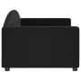 Sofá cama terciopelo negro 90x200 cm de vidaXL, Camas y somieres - Ref: Foro24-354140, Precio: 173,03 €, Descuento: %