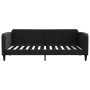 Sofá cama tela negro 90x200 cm de vidaXL, Camas y somieres - Ref: Foro24-354035, Precio: 186,58 €, Descuento: %