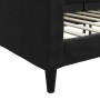 Sofá cama tela negro 90x200 cm de vidaXL, Camas y somieres - Ref: Foro24-354035, Precio: 186,58 €, Descuento: %