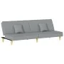 Sofá cama tela gris claro de vidaXL, Sofás - Ref: Foro24-351900, Precio: 243,98 €, Descuento: %