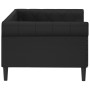 Sofá cama cuero sintético negro 80x200 cm de vidaXL, Camas y somieres - Ref: Foro24-354222, Precio: 208,65 €, Descuento: %