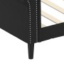 Sofá cama cuero sintético negro 80x200 cm de vidaXL, Camas y somieres - Ref: Foro24-354222, Precio: 208,65 €, Descuento: %