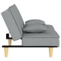 Sofá cama tela gris claro de vidaXL, Sofás - Ref: Foro24-351900, Precio: 253,02 €, Descuento: %