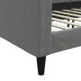 Sofá cama tela gris oscuro 100x200 cm de vidaXL, Camas y somieres - Ref: Foro24-354039, Precio: 196,46 €, Descuento: %
