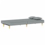 Sofá cama tela gris claro de vidaXL, Sofás - Ref: Foro24-351900, Precio: 253,02 €, Descuento: %